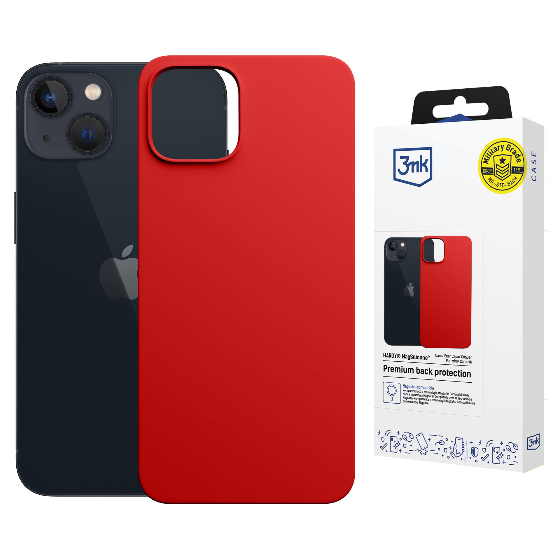 Apple Iphone 14 Plus – 3mk Hardy Magsilicone Rot
