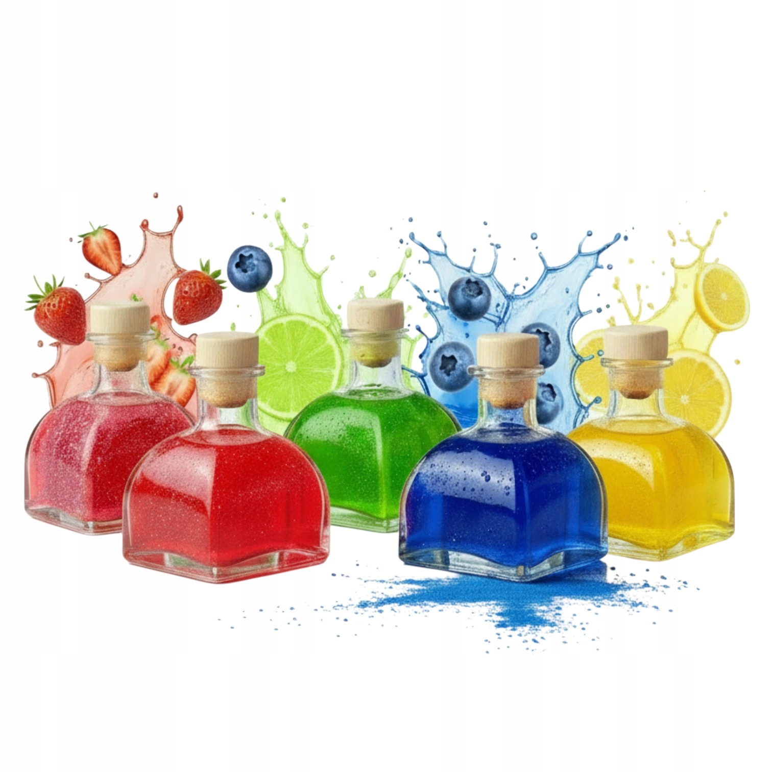 5 Elsa-flaschen À 170 Ml Für Tinkturen, Wein, Liköre, Ideal Als Geschenk, Aus Dickem Glas