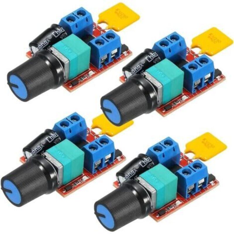 Stück Dc 5v-35v 5a Pwm Drehzahlregler Motorregler Led-schalter 6v 12v 24v