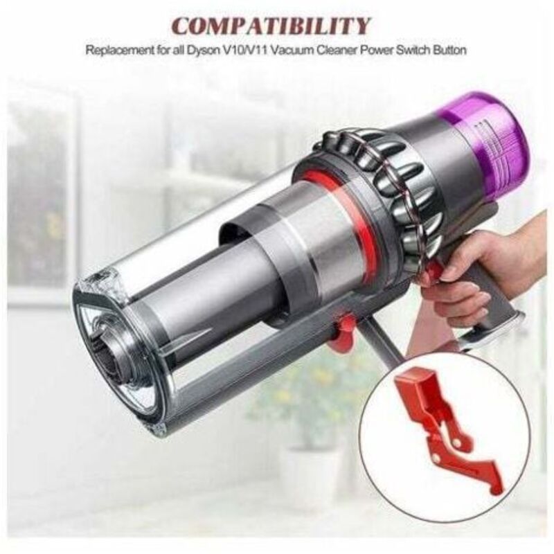 Ersatz-auslöseschalter Für Dyson V10 Und V11 Staubsauger – 2er-pack – Verstärktes Material Für Erhöhte Langlebigkeit