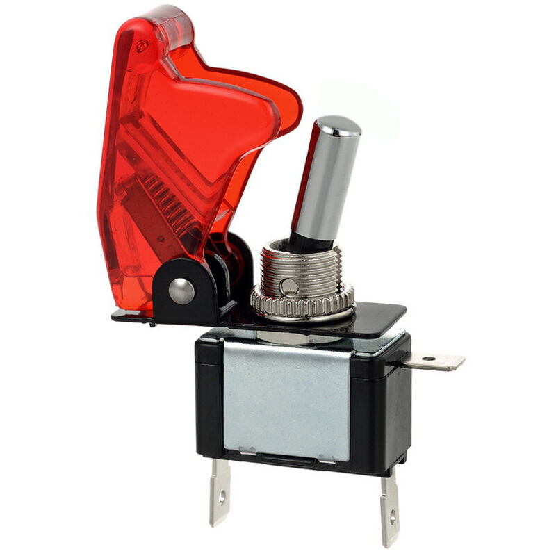 Wippschalter, 12 V, 20 A, Rot, Mit Led-beleuchtung, Spst, Kippschalter, Zündschalter, Ein/aus
