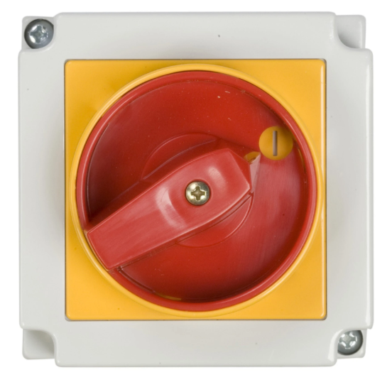 Not-nockenschalter 0-1 3p 25a Im Gehäuse 4g25-10-pk S6 63-241673-031