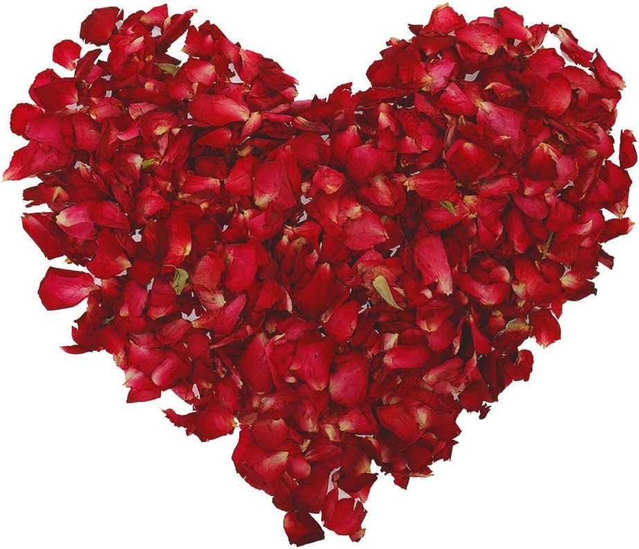 Pétales De Rose Séchés, 100 Grammes, Naturels, Biodégradables, Pétales De Rose Rouges Pour Bain De Pieds, Spa, Confettis, Mariages