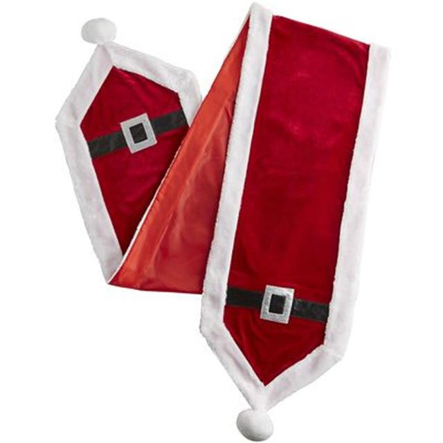 Weihnachtstischläufer, Weihnachtsmanngürtel, Winterlicher Weihnachtstisch