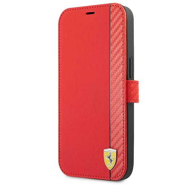Ferrari Fesaxflbkp13sre Iphone 13 Mini 5,4" Rot/rotes Buch On Track Carbon Stripe