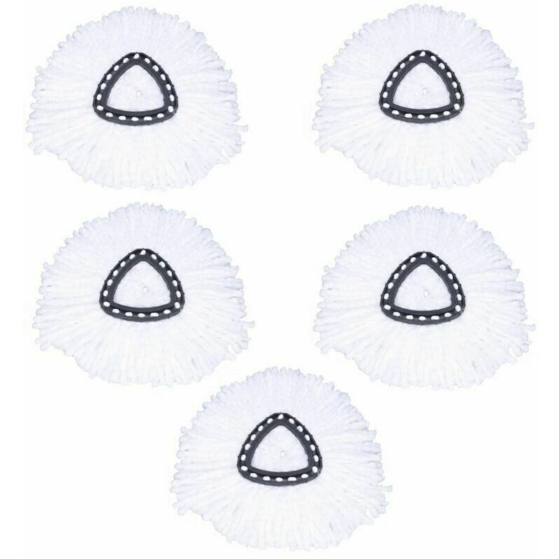 Ersatz-mikrofaser-wischmoppköpfe Für Vileda Turbo 2in1 Easywring Spin Mop Für O-zeder 360 Rotations-bodenmopp (5er-pack)