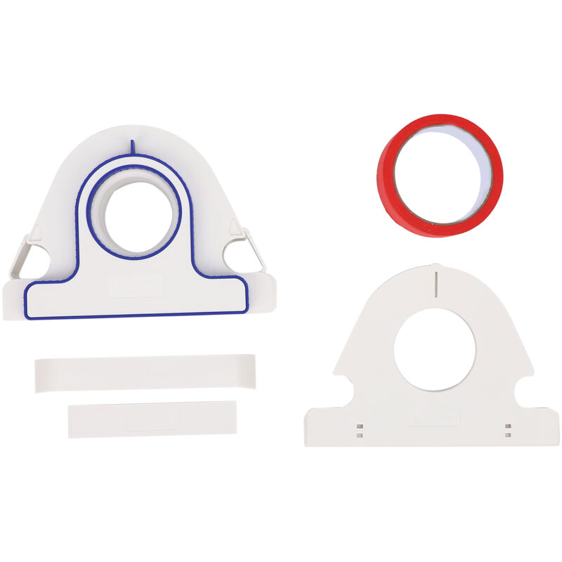 Applikator Und Farbauftragsgerät Mit Schneidevorrichtung Für 25 Mm Breites Rotes Abdeckband Und Beschichtungsmaterial Für Fensterrahmenverkleidungen