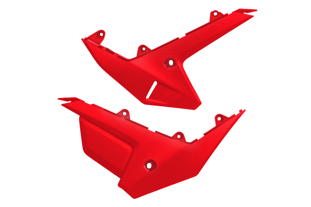 Ufo 2024/11 Hintere Untere Seitenverkleidungen Honda Crf 250r / 450r '25 Rot