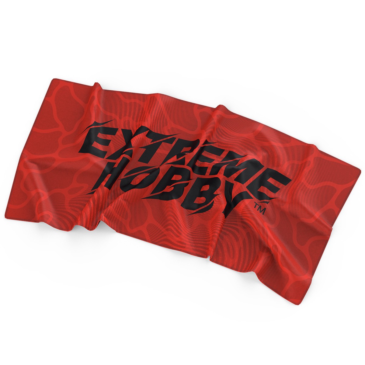 Waves Uni Rotes Handtuch