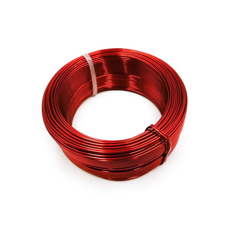 Blumendraht – Kleiner Ring – 1 Mm X 50 M – Rot