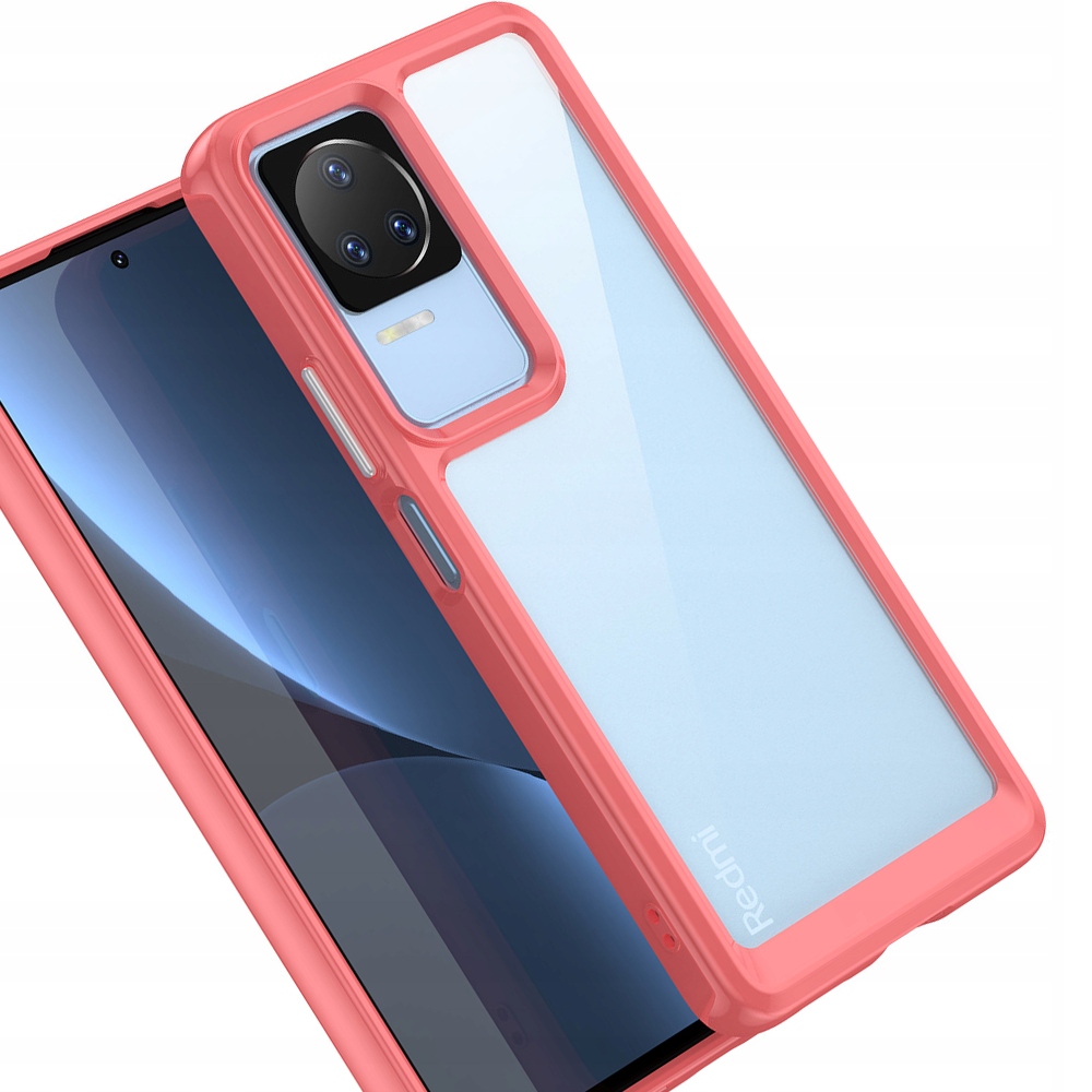 Schutzhülle „outer Space“ Für Xiaomi Poco F4 5g Mit Flexiblem Rahmen, Rot