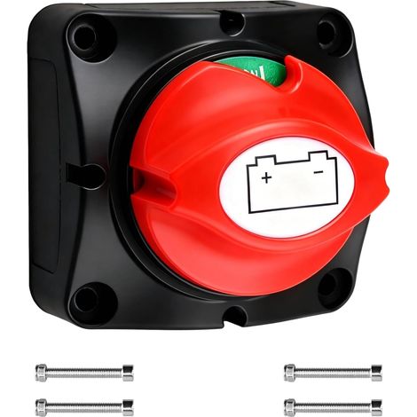 12v 24v 48v 200a Batterietrennschalter, Wasserdichter Ein-/ausschalter Für Auto, Boot, Motorrad, Wohnmobil, Lkw, Traktor, Hochleistungs-batterietrennschalter