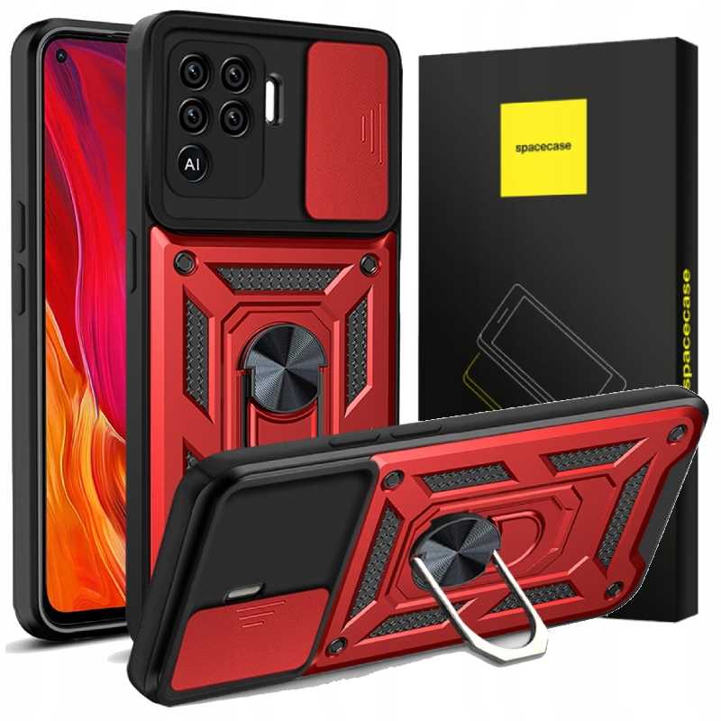 Spacecase Camring Oppo Reno 5 Lite Rot