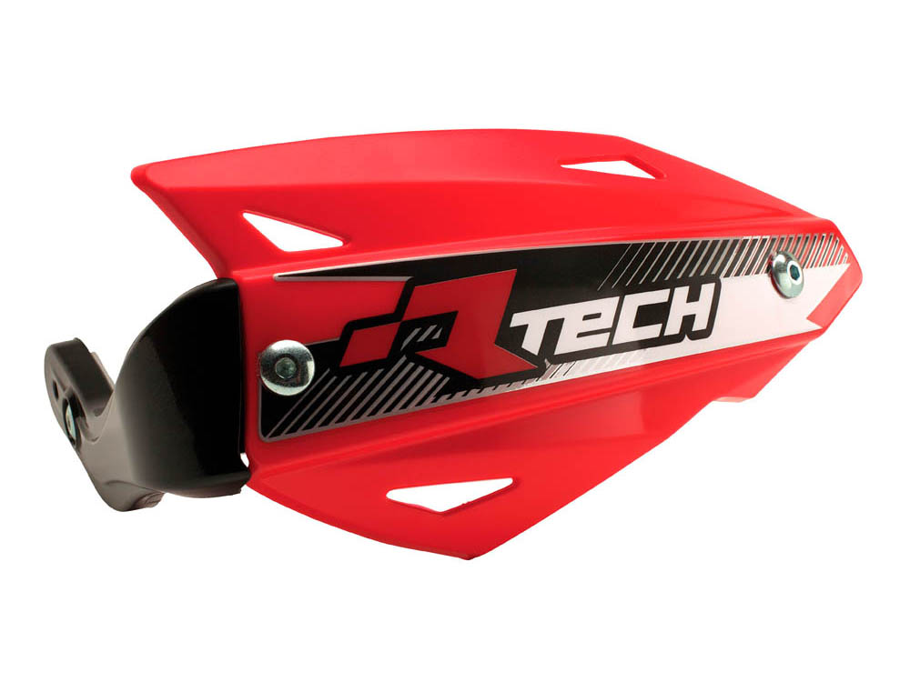 Racetech (rtech) Handschutz (lenker) Vertigo Atv Rot (mit 3 Arten Von Lenkerhalterungen)