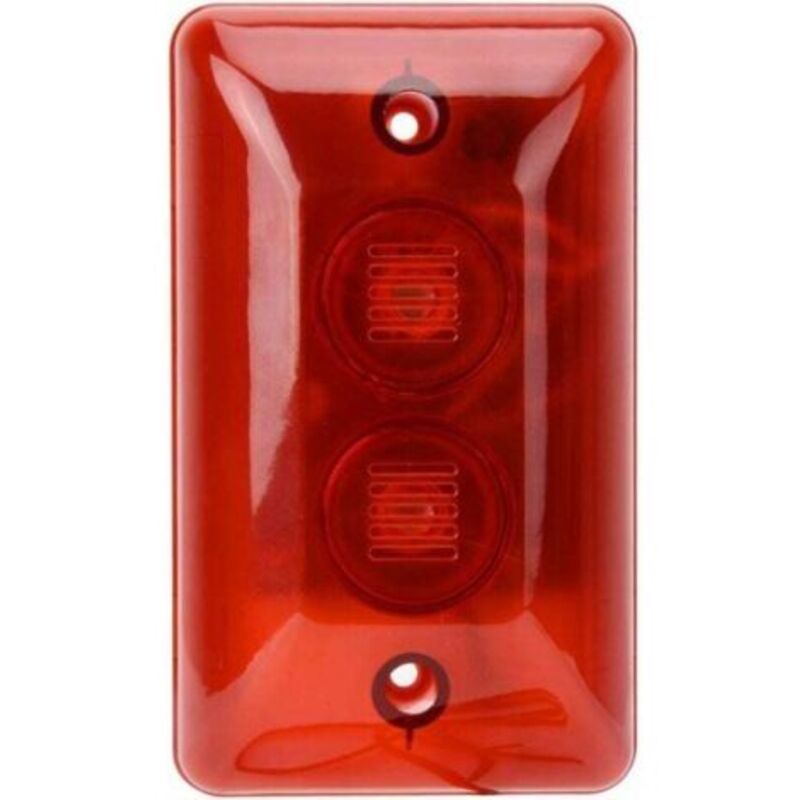 Blinklicht Mit Ton Und Licht, Led-blinker, 12 V, Kabelgebunden, Elektrischer Schalter (rot)