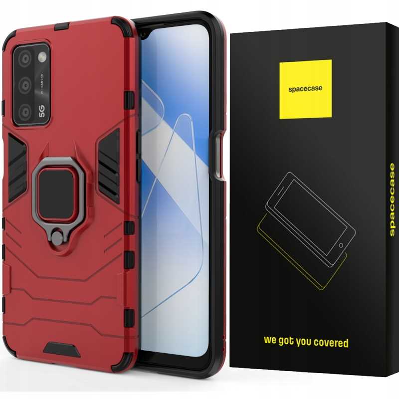 Spacecase X-ring Oppo A16 Rot
