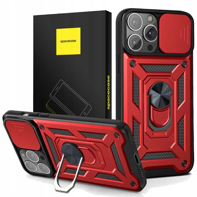 Spacecase Camring Iphone 14 Pro Rot