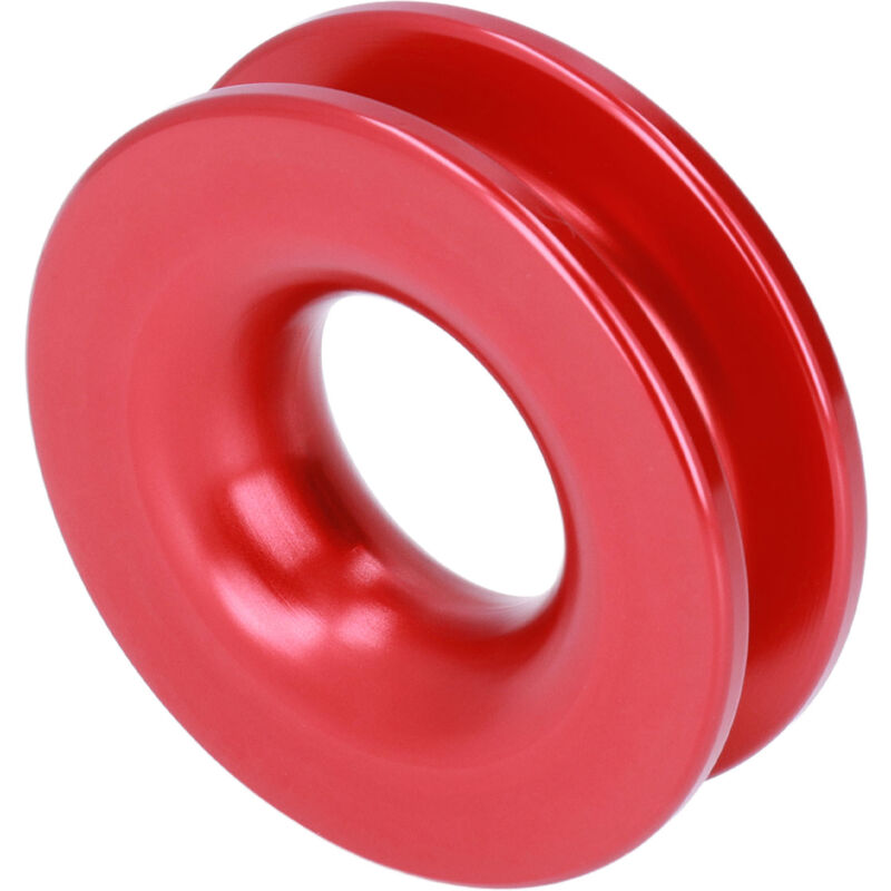 Berge-ring Aus Aluminiumlegierung Für Seilwinden, Umlenkrolle Für Atv, Utv, Lkw, Boote, Schäkel, Seilwindenring (rot)
