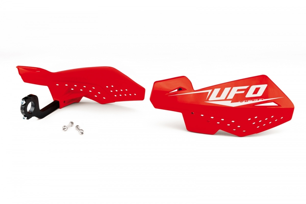 Ufo Handschutz (lenker) Viper 2 Rot (mit 22-mm-montagen)