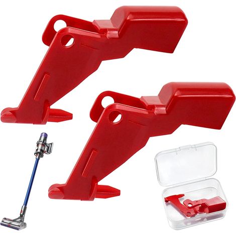 2-teiliger Auslöseschalter Für Dyson V11/v10/sv12/sv14 – Verstärkter Auslöseknopf – Verbessertes Reparaturwerkzeug Für Den Ein-/ausschalter (rot)