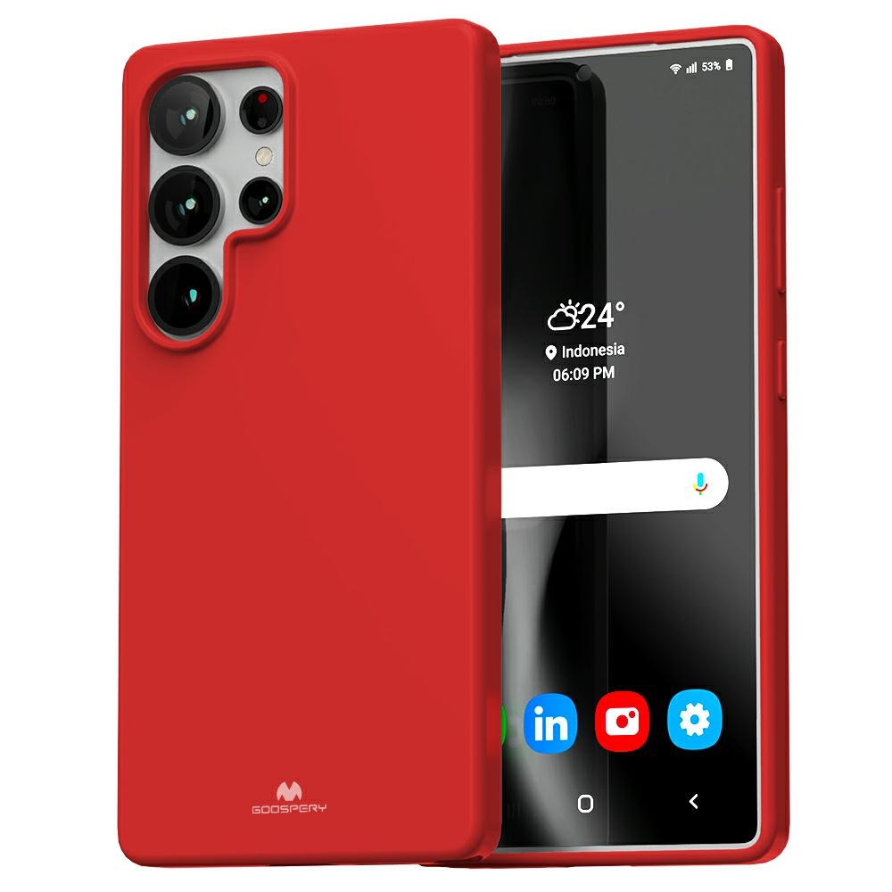 Hülle Für Samsung Galaxy S25 Ultra, Merkurrot