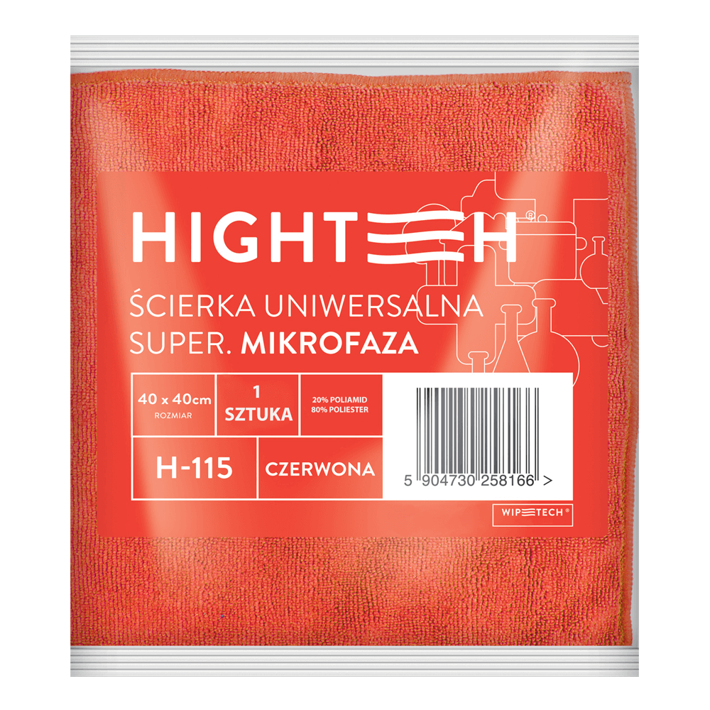 Mikrofasertuch 40x40cm Rot