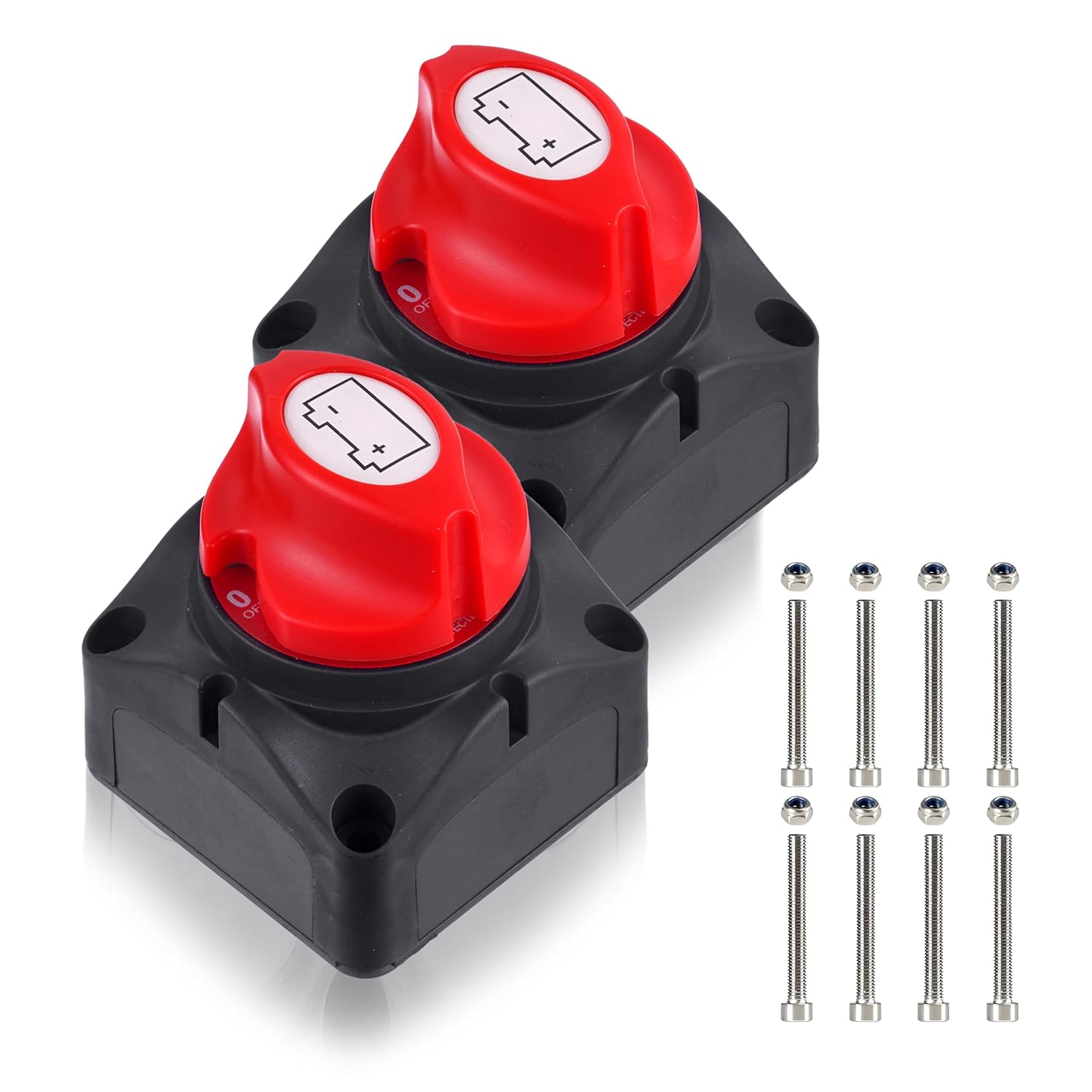 Stück Batterietrennschalter 12v 24v 48v 275a Hauptschalter Batterieschalter 1-2-beide-aus Netzschalter Batterietrennschalter