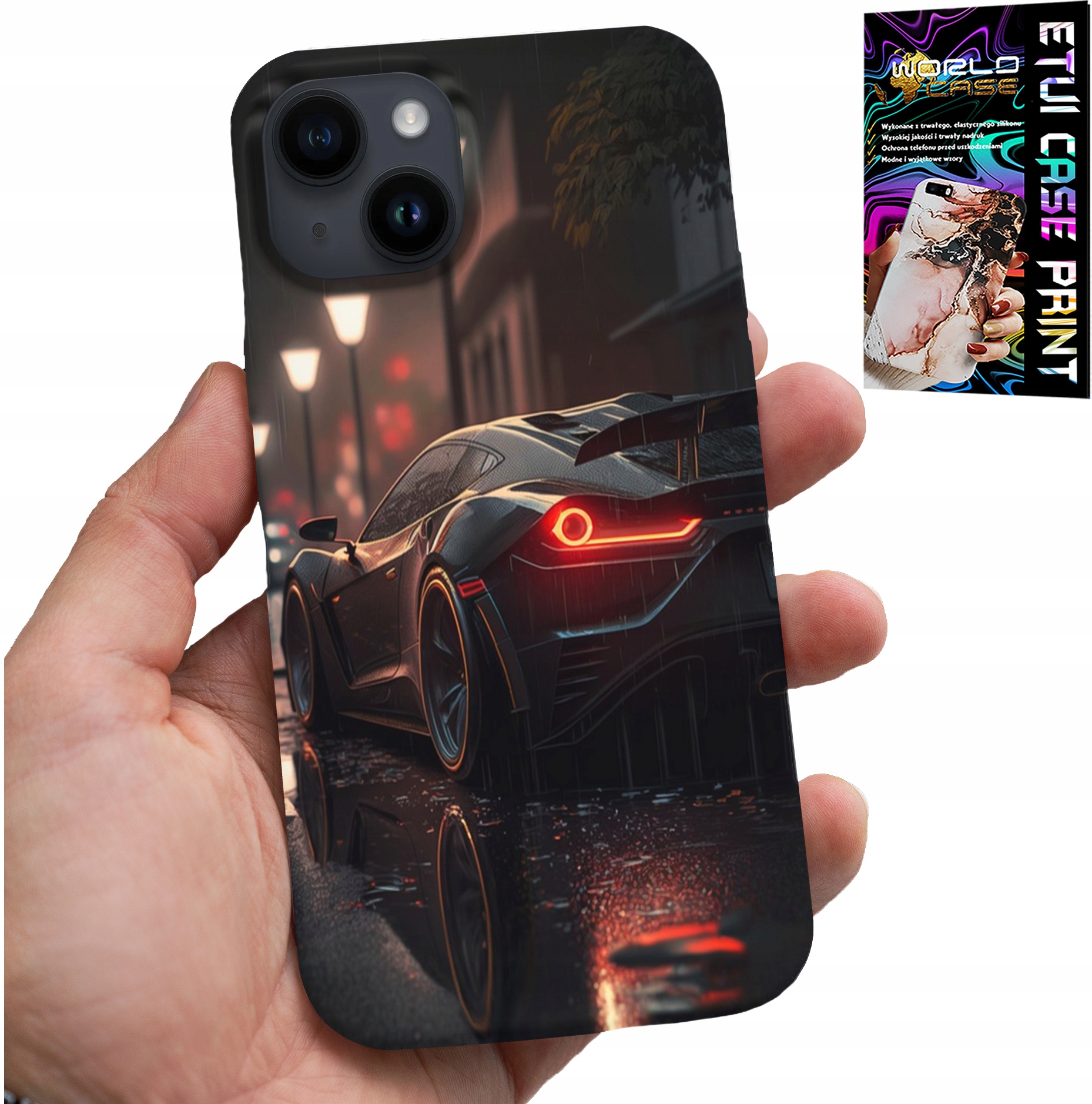 Hülle Für Iphone 15 Plus – Sportwagen-auto-lüfterglas
