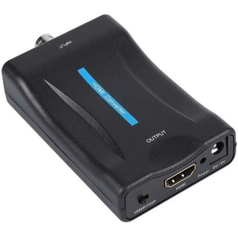 Jeffergarden Bnc Zu Hdmi Videoadapter, Bnc Zu Hdmi Konverter Für 1080p/720p Hd-display, Geeignet Für Ps2, Ps3, Psp, Wii, Xbox 360 Usw.