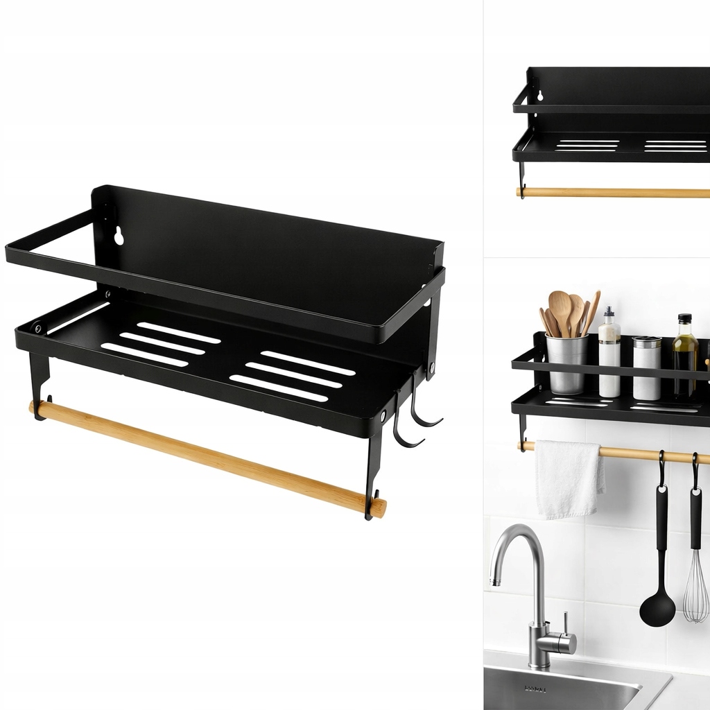 2-in-1 Magnetisches Gewürzregal Für Den Kühlschrank Mit Aufhänger