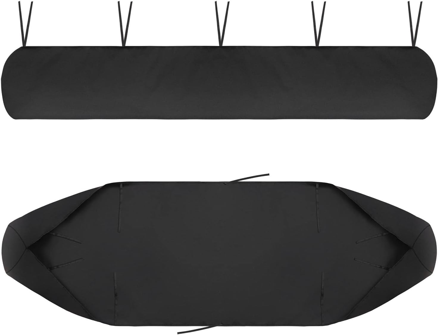 Sonnenschutzdach (4 Meter, Schwarz), Aufbewahrungsplane