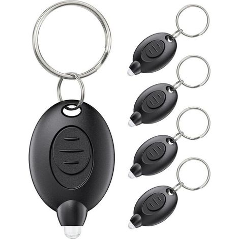 5er-pack Mini-led-taschenlampen – Jinfgerne – Tragbare Taschenlampen Mit Ring