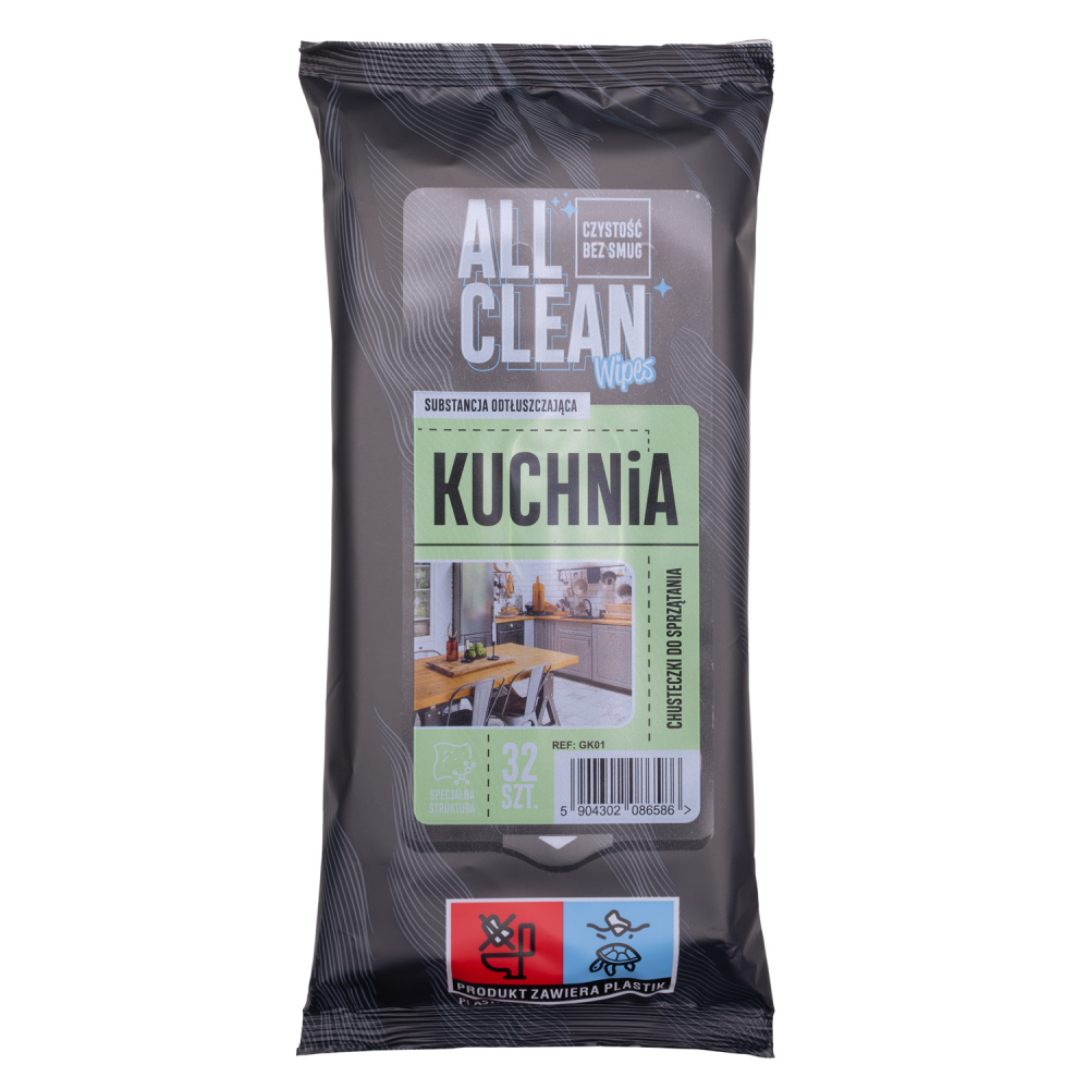 All Clean Küchentücher Für Fett, Schmutz, Arbeitsplatten Und Herd - 32 Stück.