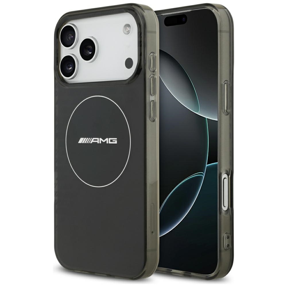 Amg Doppellagige, Transparente Magsafe-hülle Mit Smok-effekt Für Iphone 17 Pro Max, Schwarz