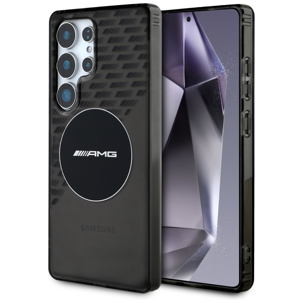 Amg Transparent Rhombs Magsafe Hülle Für Samsung Galaxy S25 Ultra Schwarz