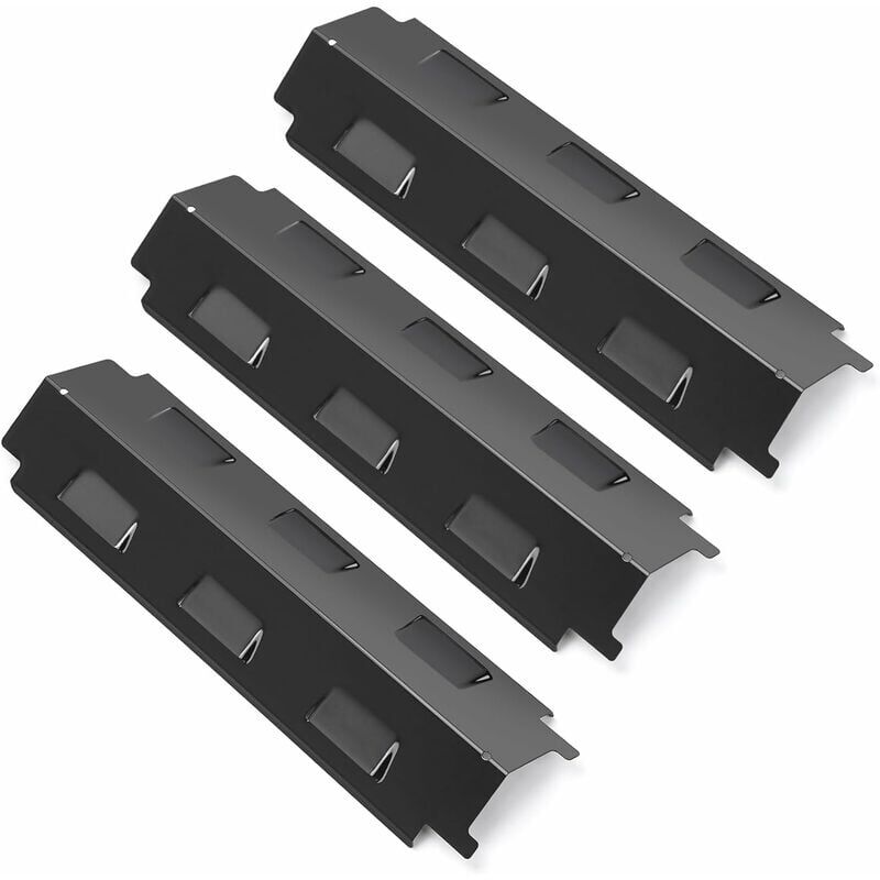 3-teiliges 37-cm-wärmeverteiler-set Für Char-broil-outback Gasöfen Mit Emaillierter Stahl-heizplatte