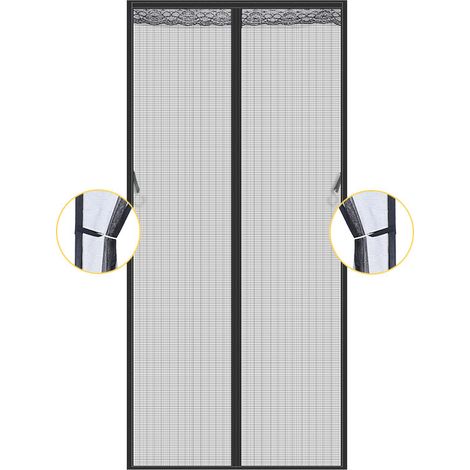 Magnetisches Moskitonetz Für Türen Und Fenster, 70 X 210 Cm, Fliegen- Und Insektenschutzgitter Für Türen, Magnetisches Moskitonetz Mit Klebestreifen, Automatischer Verschluss, Maschengewebe