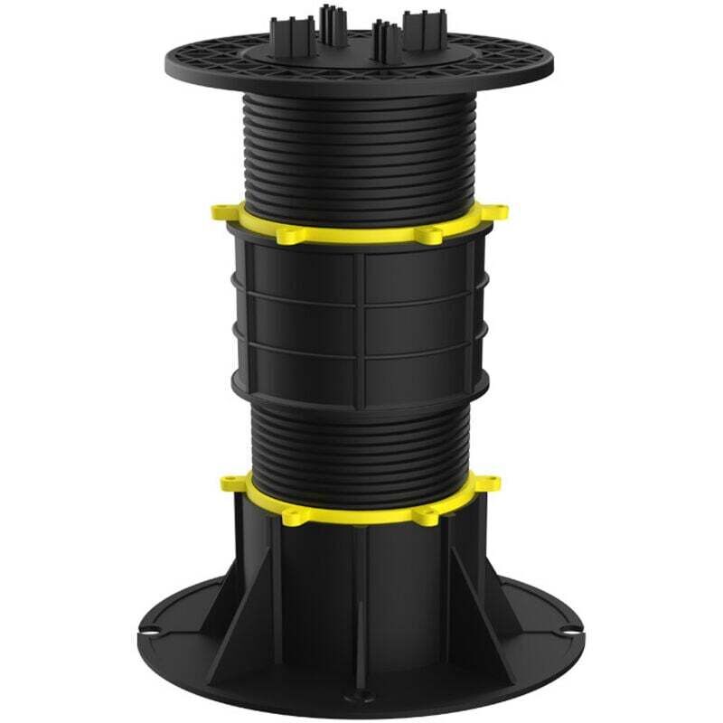Set Mit 1 Universellen, Verstellbaren Terrassenfuß Für Balken Und Platten Von 330 Bis 425 Mm