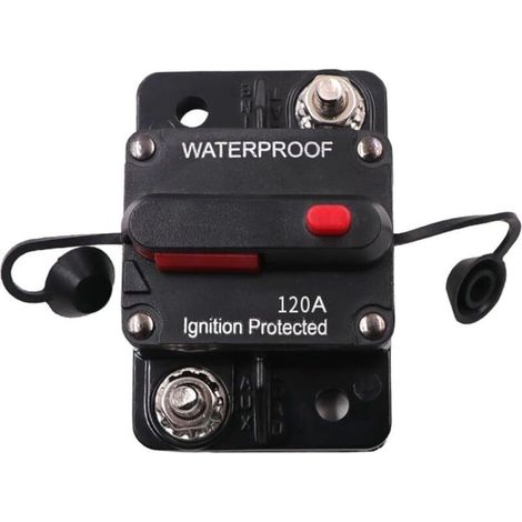 150-a-kfz-leistungsschalter – Dc 12 V–48 V – Wasserdicht Mit Manueller Rückstellung – Schützt Audio- Und Marine-schaltungen