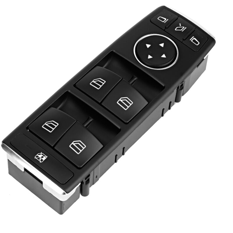 Hauptschalter Für Elektrische Fensterheber – Kompatibel Mit Mercedes-benz W204 – Schwarzer Abs-kunststoff – Einfache Installation – A2128208310