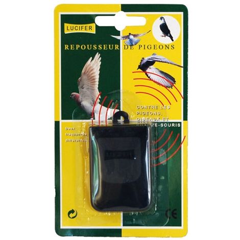 Ultraschall-tauben- Und Vogelabwehrgerät – Reichweite 5 Bis 10 M – Betrieb Mit 2 Aa-batterien – Umweltfreundlich Und Effektiv