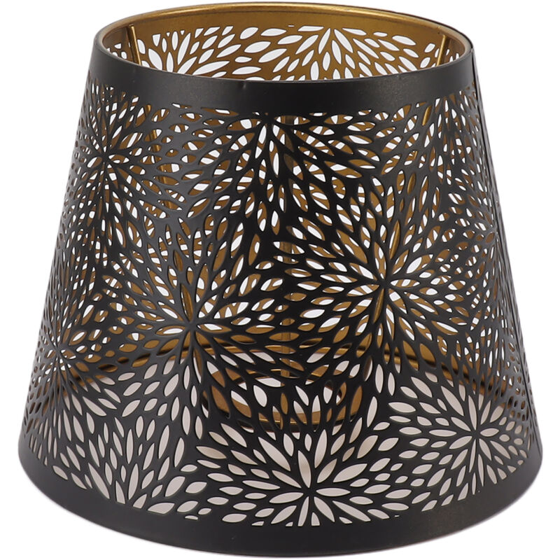 Lampenschirm Aus Metall, Waldbaum-design, Durchbrochenes Eisen, E26/e27-fassung, Goldfarbenes Interieur-design, Geeignet Für Pendel-, Wand- Und Tischleuchten, Schwarz