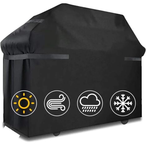 Wasserdichte Grillabdeckung 145 X 61 X 117 Cm – Uv-, Staub- Und Feuchtigkeitsschutz – Strapazierfähiges 210d Oxford-gewebe