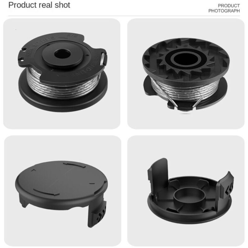 Bosch F016800569 Freischneider-fadenspule – 8 Schwarze Abs- Und Nylonspulen Art 23sl/art 26sl