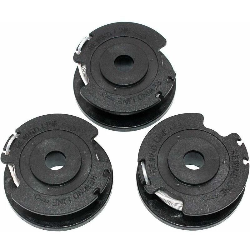Spule Mit Schneidfaden Für Bosch Art 23 Sl Und Art 26 Sl Freischneider – 3 Spulen Mit 1,65 Mm Faden Für Reparaturen F016800385