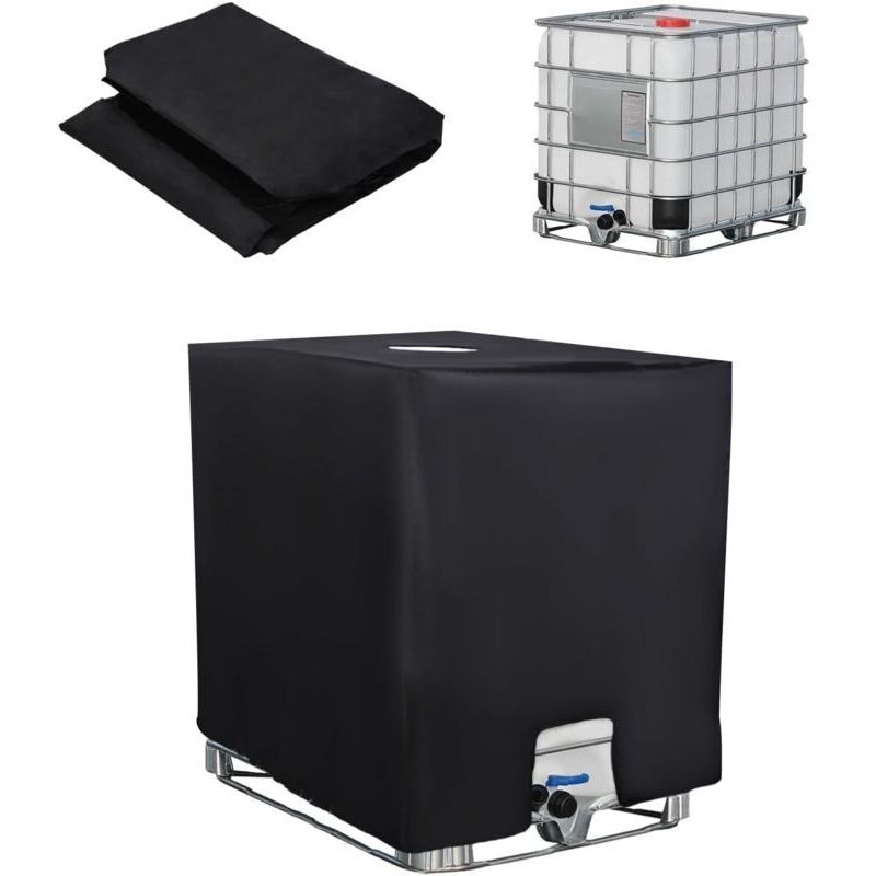 Schutzhülle Für 1000-liter-ibc-container, Uv- Und Staubbeständig, Zur Regenwassernutzung, Abmessungen 116 X 100 X 120 Cm