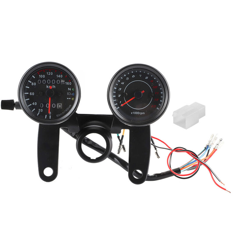 Motorradinstrument, Universal-led-motorrad-kilometerzähler, Drehzahlmesser, Geschwindigkeitsmesser 12v