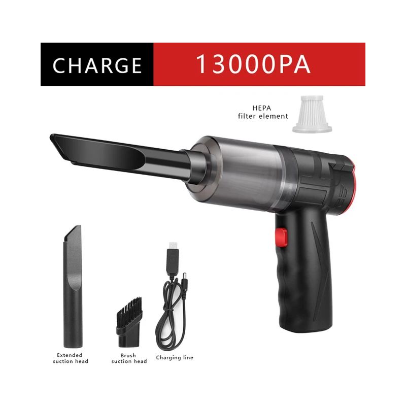 2-in-1 Akku-autostaubsauger Und Handstaubsauger Mit Starker Nass- Und Trockensaugleistung (13000 Pa)