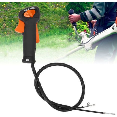 Gashebelschalter, Tragbarer Lenkerschalter Für Stihl Fs120 Fs200, Montagehalterung
