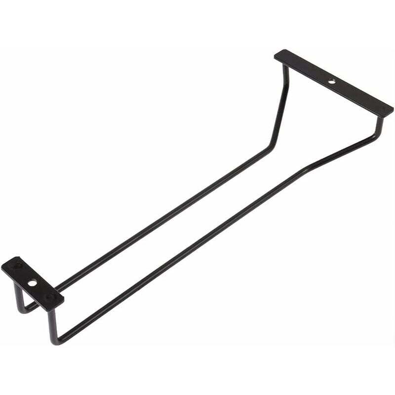 Schwarz – 1 X 30,5 Cm Weinglasregal, Weinglasregal Für Unter Das Regal, Weinglasregal Für Unter Den Schrank, 1 Reihe